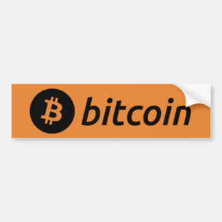 Bitcoin Logo Magnet Bumper Sticker