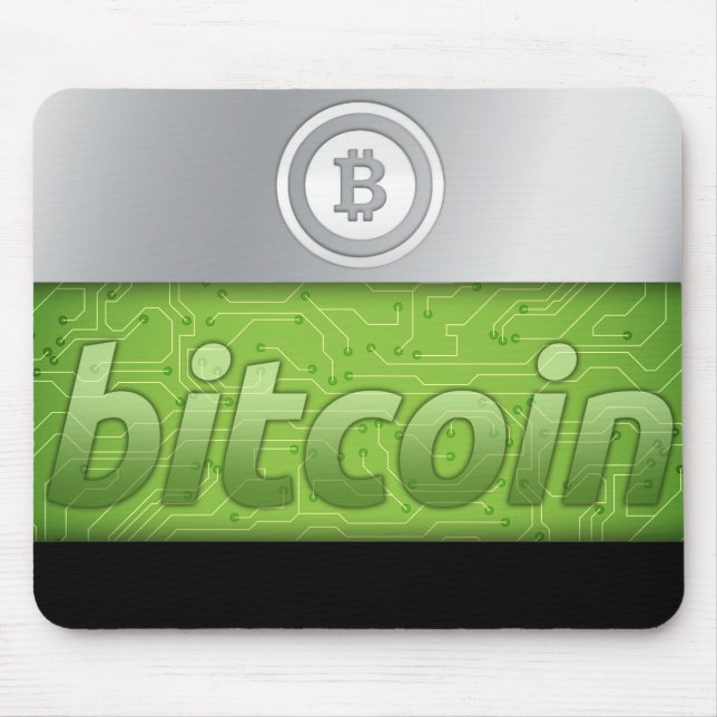 Bitcoin logo mouse pad (Front)