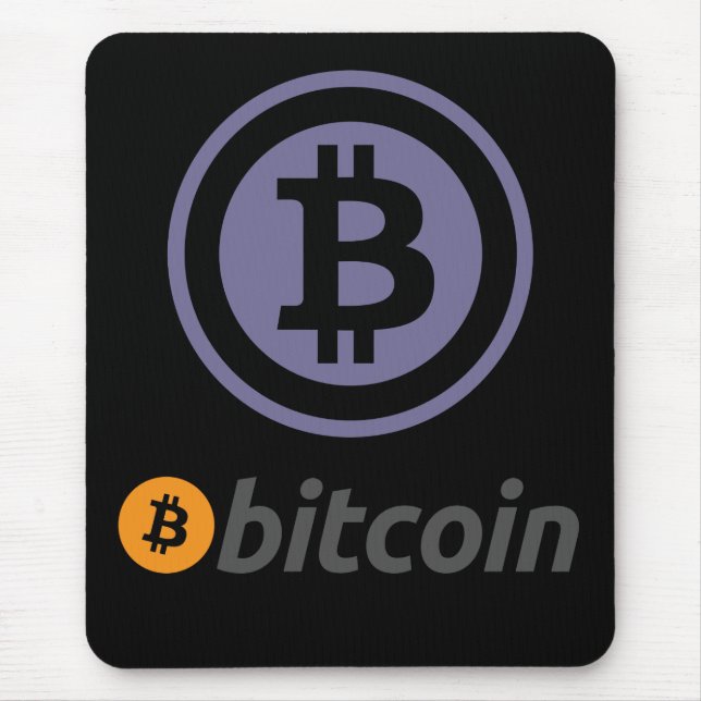 Bitcoin logo mouse pad (Front)