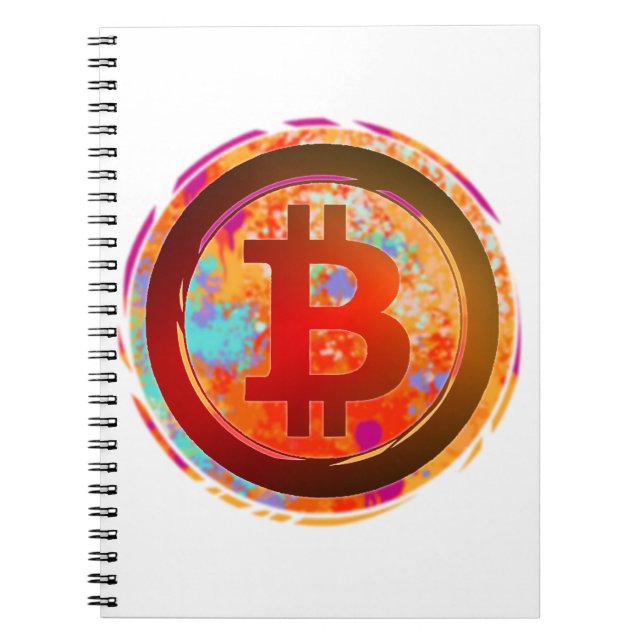 Bitcoin Logo Notebook (Front)