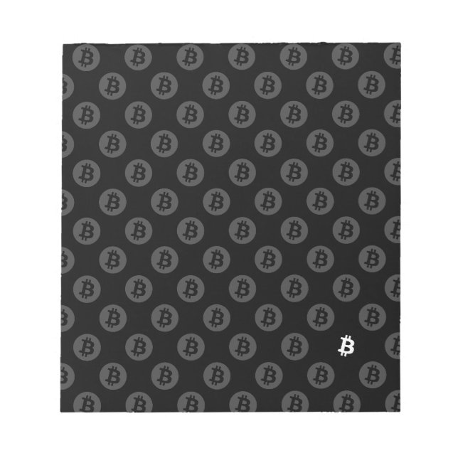 Bitcoin Logo Notepad (Front)