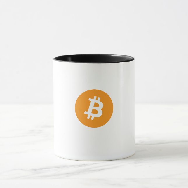 Bitcoin Logo Only Image Mug (Center)