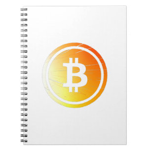 Bitcoin Logo Perfect Grunge Style Notebook