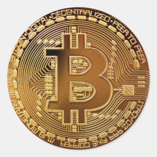 Bitcoin Logo Symbol Cryptocurrency Crypto Sticker