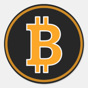 Bitcoin Logo Symbole Cryptomonnaie Sticker Crypto