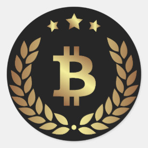 Bitcoin Logo Symbole Cryptomonnaie Sticker Crypto