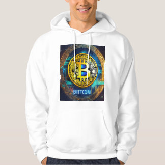 Bitcoin Logo Trending Mens T-shirt Printed Hoodies