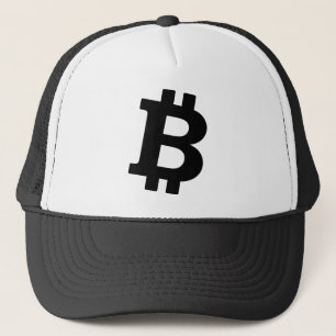 Bitcoin logo trucker hat
