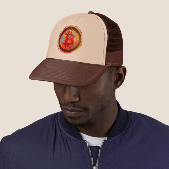 Bitcoin Logo Trucker Hat (In Situ)