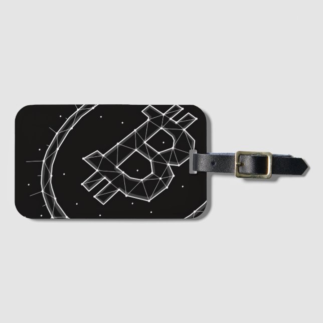 Bitcoin Luggage Tag (Front Horizontal)