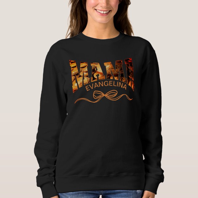 Bitcoin MAMA Coquette Personalized Sweatshirt (Front)