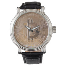 Bitcoin metallic made ​​of copper. M1