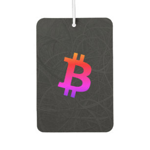 Bitcoin Miami Neuron Black Air Freshener