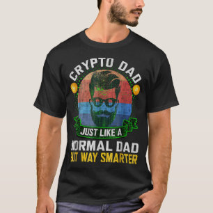 Bitcoin Miner Dogecoin Crypto Dad Fathers Day Trad T-Shirt