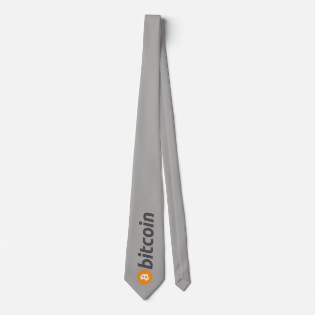 Bitcoin Name BTC Logo | Necktie (Front)