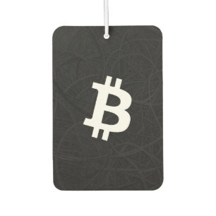 Bitcoin Neuron Black Air Freshener