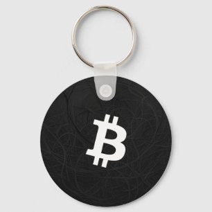 Bitcoin Neuron Black Keychain