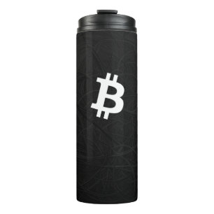 Bitcoin Neuron Black Thermal Tumbler