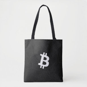 Bitcoin Neuron Black Tote Bag