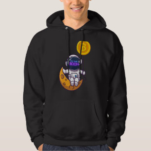 Bitcoin Nft Hodl To The Moon Crypto Decentralized Hoodie