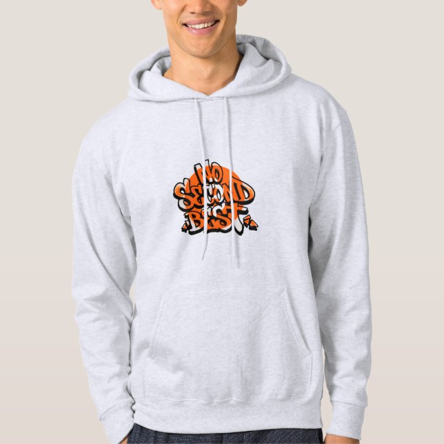 Bitcoin: No Second Best (Style 3) Hoodie (Front)