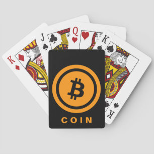 Bitcoin Orange-Black edition Playing Cards