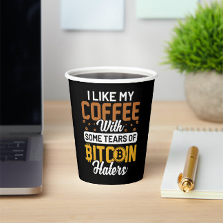 Bitcoin Paper cup