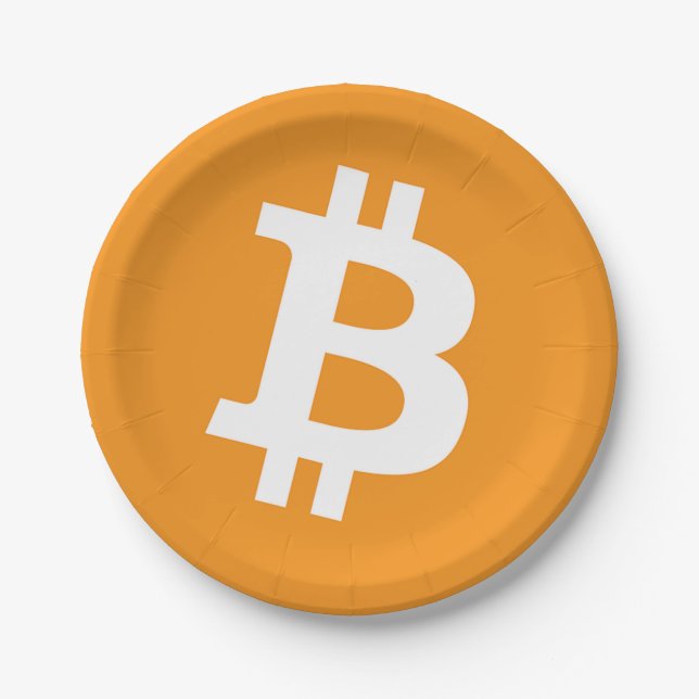 Bitcoin  paper plate (Front)