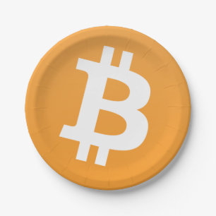 Bitcoin Paper Plate