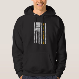 Bitcoin Patriotism Patriotic Vintage American Flag Hoodie