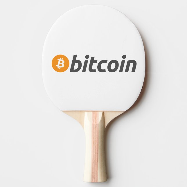 Bitcoin Ping Pong Paddle (Front)