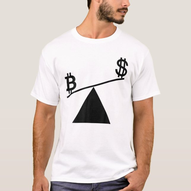 Bitcoin Plan B Time For Plan B Accept Bitcoin Mean T-Shirt (Front)