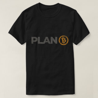 Bitcoin Plan Crypto Design T-Shirt