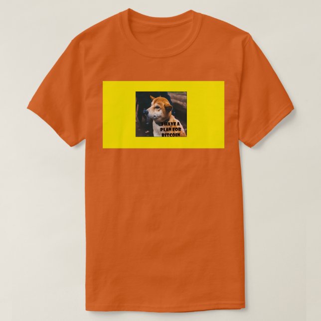 Bitcoin plan T-Shirt (Design Front)