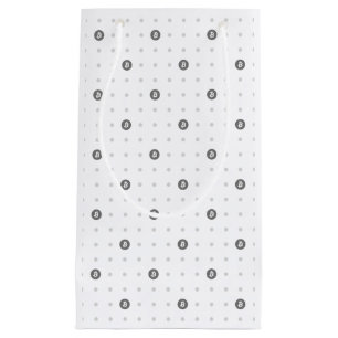 Bitcoin Polka Dots Gift Bag (Small)