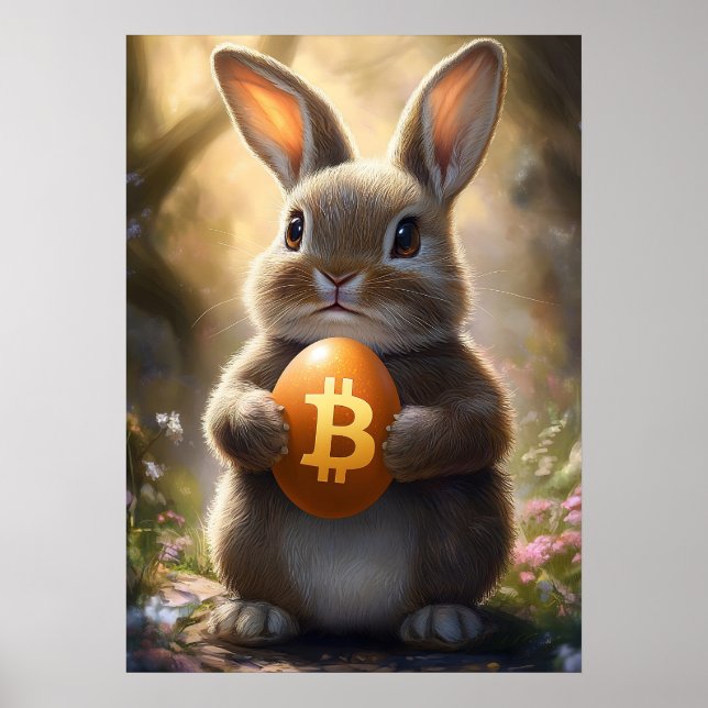 Bitcoin Rabbit Hole Easter Egg Poster (Front)