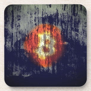 Bitcoin Resilient Art Coaster
