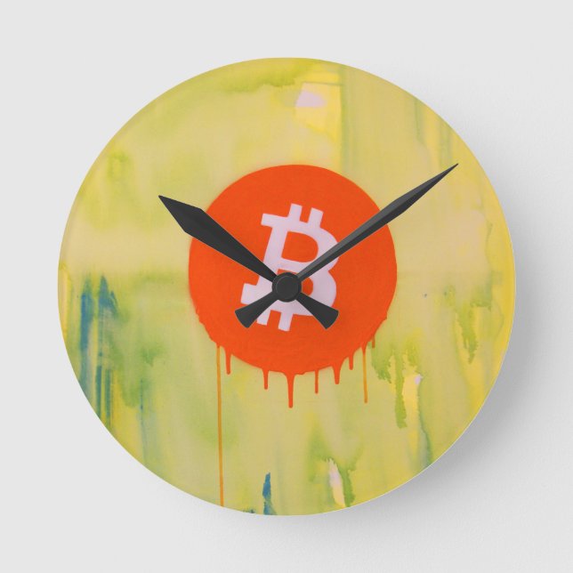 Bitcoin Round Clock (Front)
