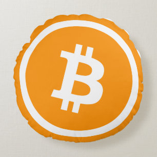 Bitcoin Round Pillow