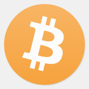 Bitcoin Round Sticker