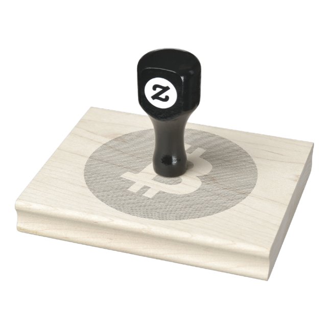 Bitcoin Rubber Stamp (Stamp)