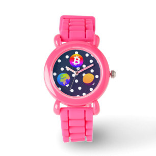 Bitcoin Solar Space Designer (Colourful) Watch