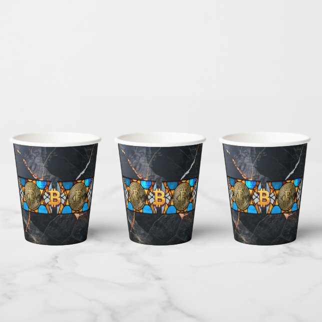 Bitcoin Speciality Paper Cups (Multi)