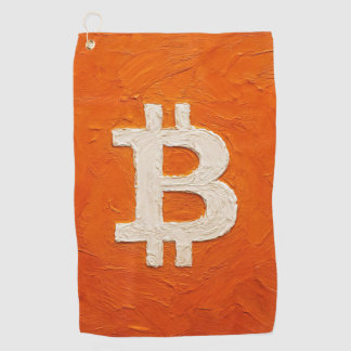 Bitcoin Standard (Oil, Style: 2) Golf Towel