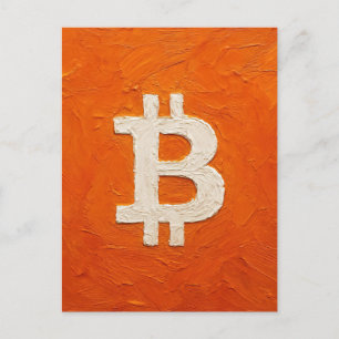 Bitcoin Standard (Oil, Style: 2) Postcard