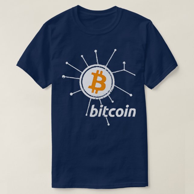 bitcoin stickertshirt T-Shirt (Design Front)