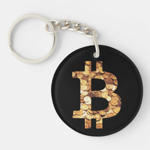 Bitcoin-Symbol Keychain