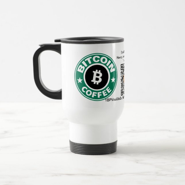 Bitcoin tasse Dons (Gauche)