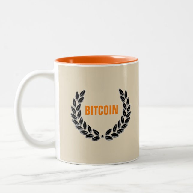BITCOIN Tasse orange (Gauche)