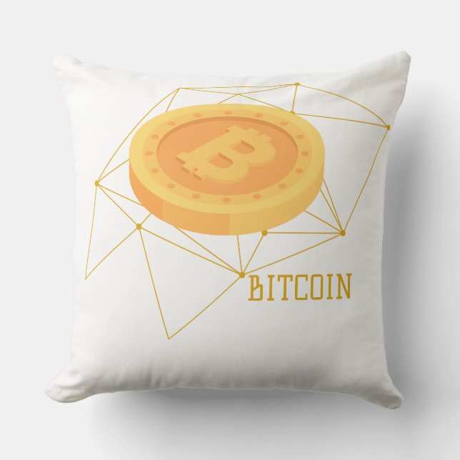 BITCOIN THROW PILLOW (Front)